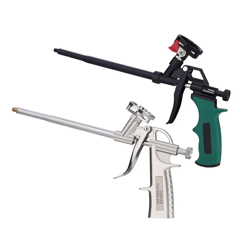 Self-Cleaning Polyurethane Foam Sealant Gun – Easy-Clean Applicator for Window & Door Installation, Professional PU Foam Dispenser with PTFE Coating